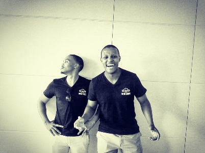 Loyiso Bikitsha (left) and Tankiso Makwela